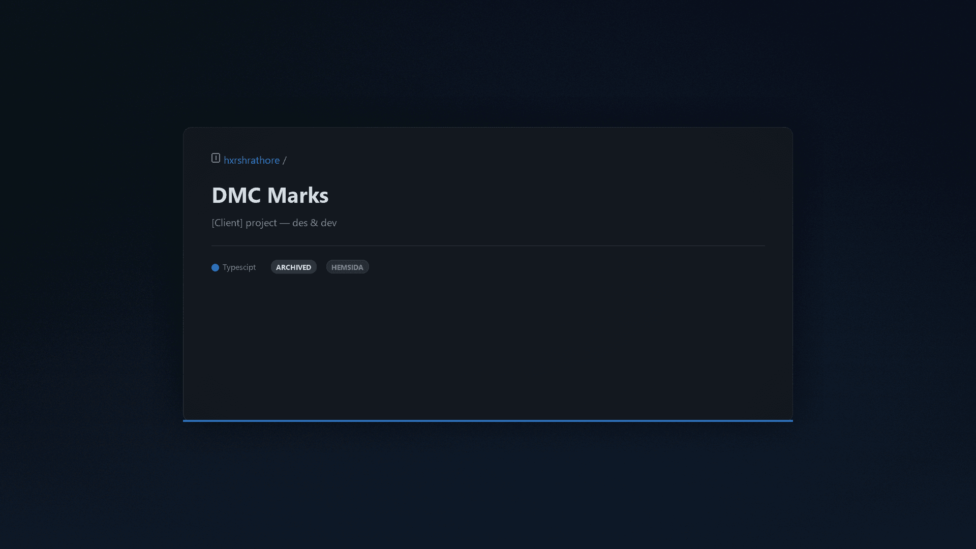 DMC Marks