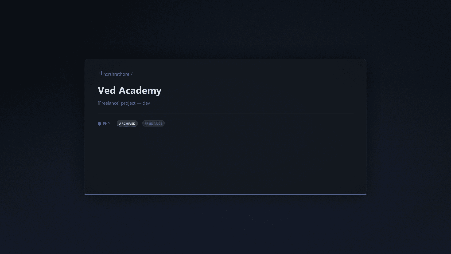 Ved Academy