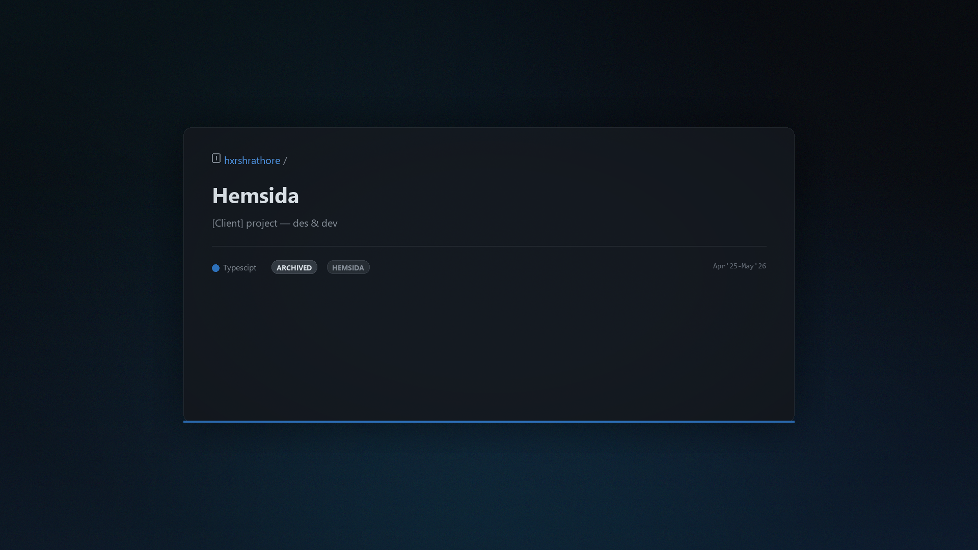Hemsida