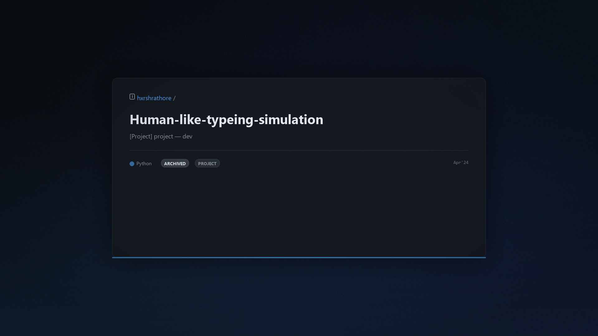 Human-like-typeing-simulation