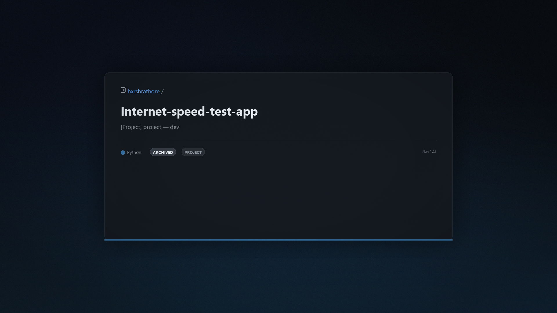 Internet-speed-test-app