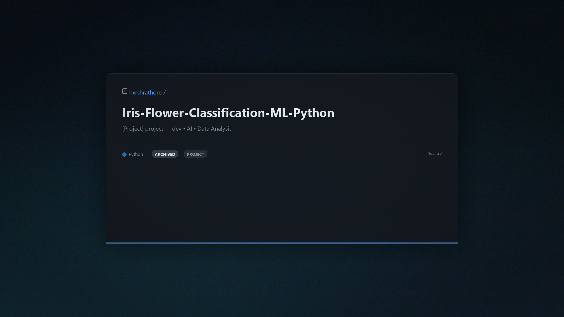 Iris-Flower-Classification-ML-Python
