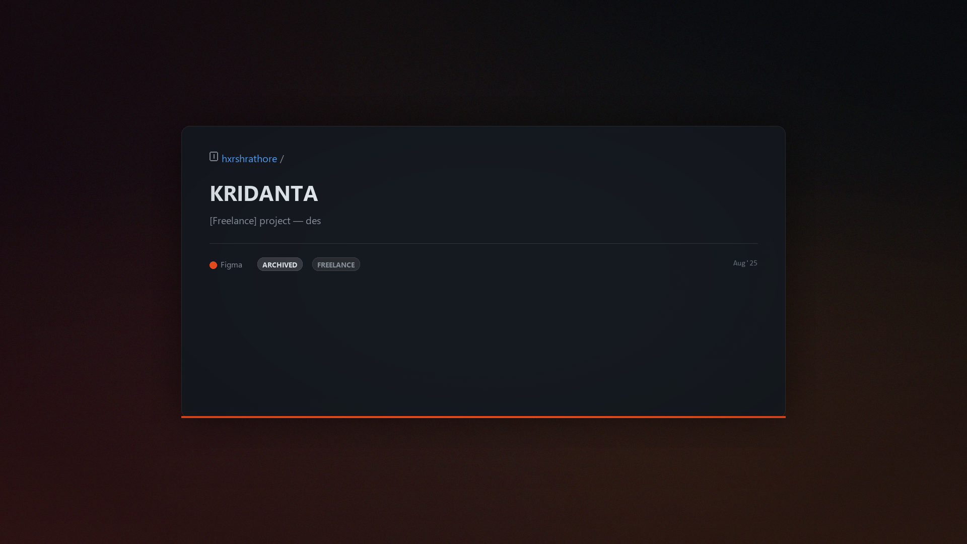 KRIDANTA